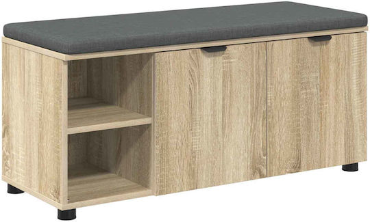 Eingangsmöbel mit Bank Sonoma Oak 100x38x46cm