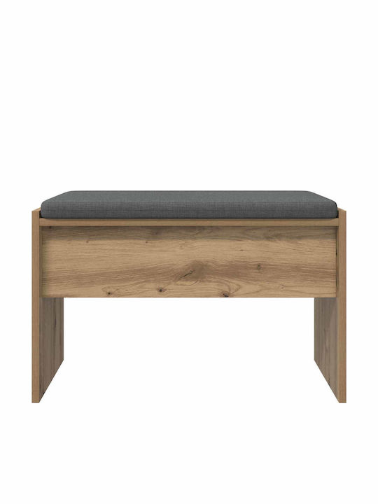 Bench Outdoor Wooden with Pillows 60x38x46cm
