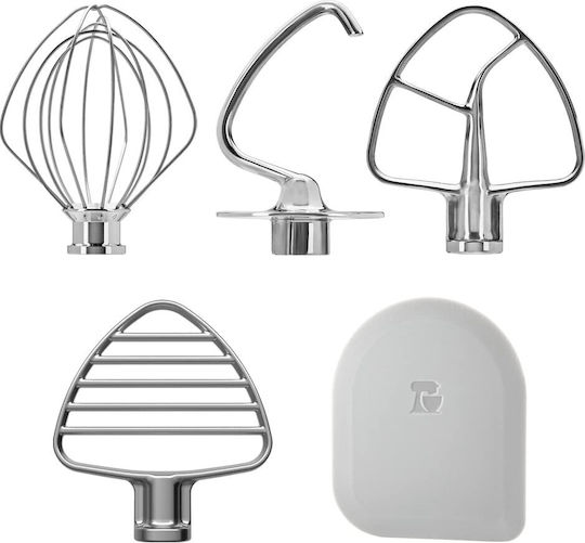 Kitchenaid 5KSM180LEELB Κουζινομηχανή 300W με Ανοξείδωτο Κάδο 4.7lt