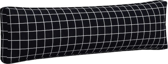 vidaXL Waterproof Bench Cushion for Pallet with Backrest Oxford Black 2 Pieces 110x50cm