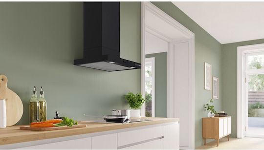Bosch Απορροφητήρας Καμινάδα 60cm Μαύρος με Wi-Fi
