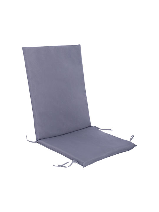 HomeMarkt Garden Chair Cushion with Backrest Gray 100x46cm