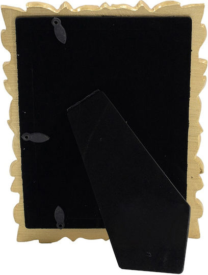Artekko Plastic Photo Frame with Gold Frame