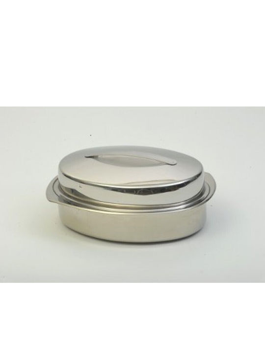 Cook-Shop Γάστρα Οβάλ από Ανοξείδωτο Ατσάλι 43x30cm 6lt