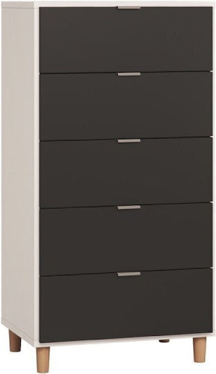 Συρταριέρα Ξύλινη Simple 62.50x45x121.50εκ. Συρταριέρα Ξύλινη Simple 62.50x45x121.50εκ.