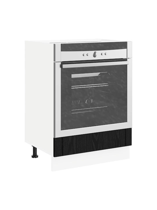 Шкаф за Долен Фурна Black Beech 60x46x81.5бр