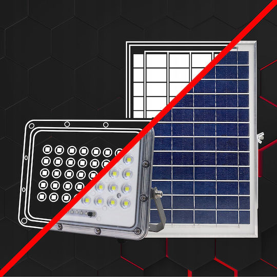 Floodlight Waterproof Solar LED Flood Light 40W Cold White 6000K IP65