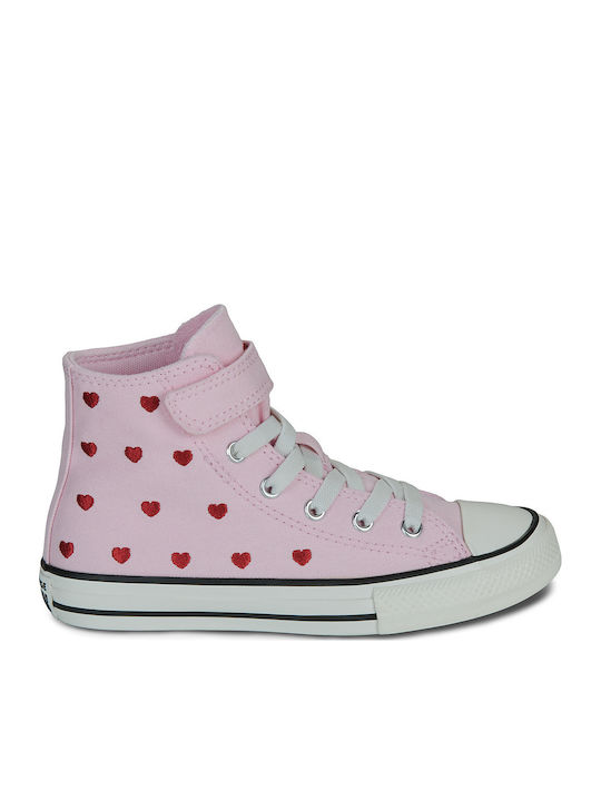 Chuck Taylor All Star Chuck Taylor All Star Kinder Sneakers Hoch mit Klettverschluss Rosa