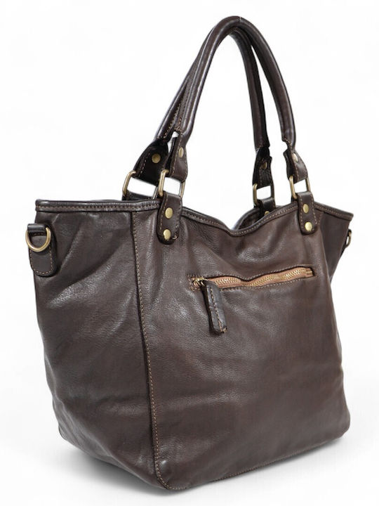 Damentasche Handtasche Schulter Braun
