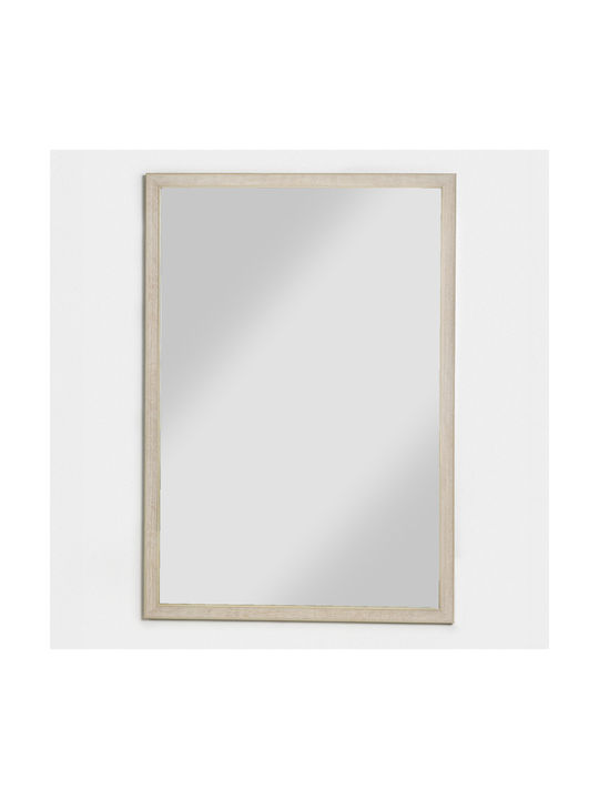 Liberta Organic Wandspiegel mit Beige Kunststoff Rahmen 95.4x65.4cm 4Stück