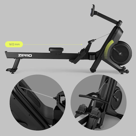 Zipro Power 10 Οικιακή Κωπηλατική με Μαγνητική Αντίσταση για Χρήστη έως 180kg