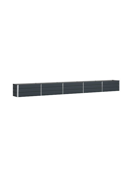 vidaXL Γλάστρα Μεταλλική Ανθρακί 480x50x45εκ.