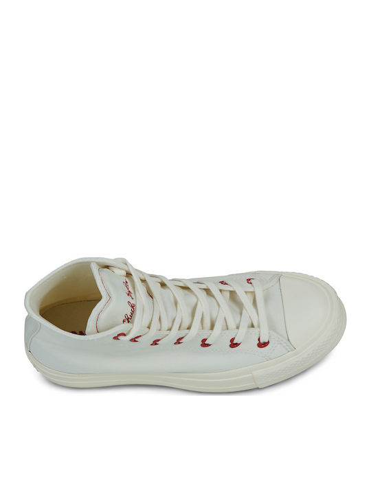 Chuck Taylor All Star Γυναικεία Flatforms Μποτάκια Λευκά