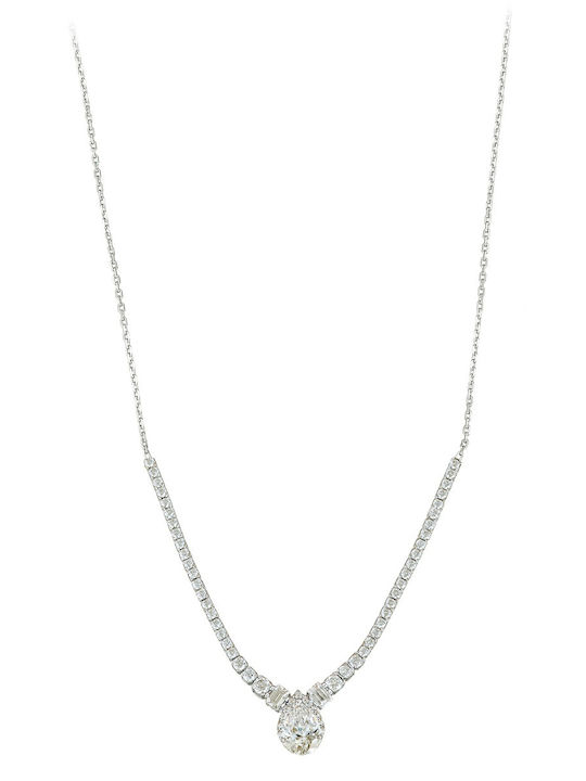 Senzio Belibasakis Halskette aus Weißgold 14K Senzio Belibasakis Halskette aus Weißgold 14K