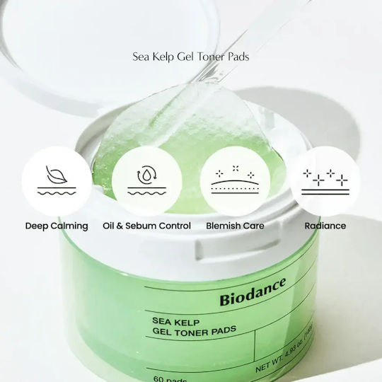 Biodance Sea Kelp Pads Τόνωσης Προσώπου 60τμχ