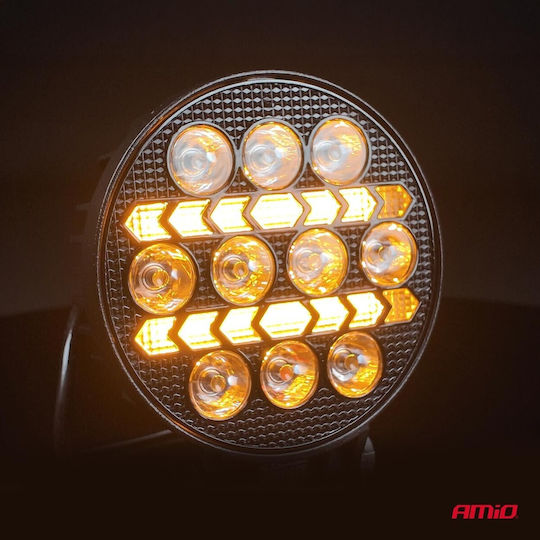 AMiO LED 12 / 24V 45W 3.8см с Бял Цвят на Осветлението 1 Брой