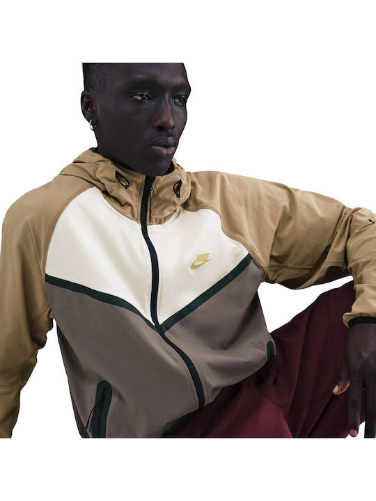 Tech Fleece Sweatshirt mit Kapuze Cave Stone