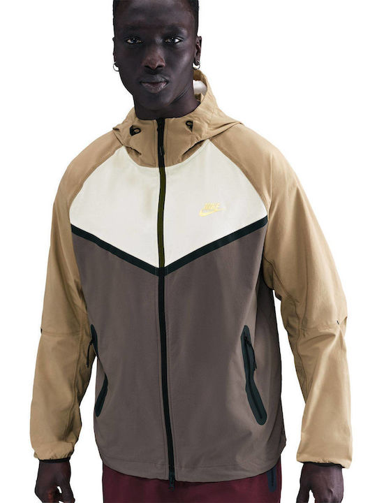 Tech Fleece Sweatshirt mit Kapuze Cave Stone