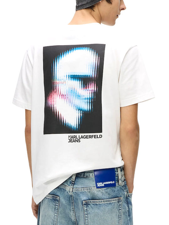 Karl Lagerfeld T-Shirt White-black-blue