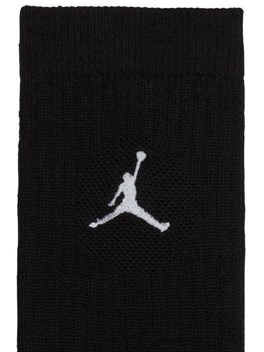Jordan Everyday Sosete Sport Baschet Negre 6 Perechi