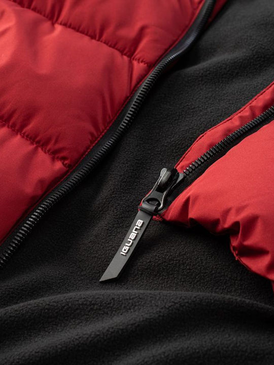 Winter Jacket Puffer Windproof Red