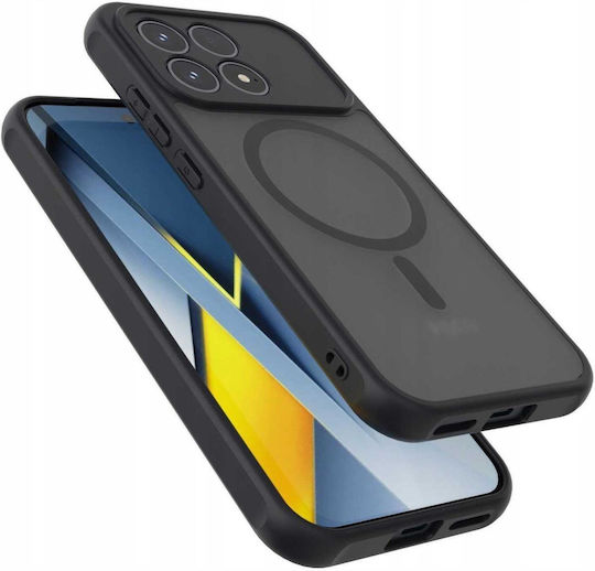 Spacecase Hybrid Magsafe Back Cover Πλαστικό Μαύρο (Poco F8 Pro)
