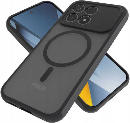 Spacecase Hybrid Magsafe Back Cover Πλαστικό Μαύρο (Poco F8 Pro)