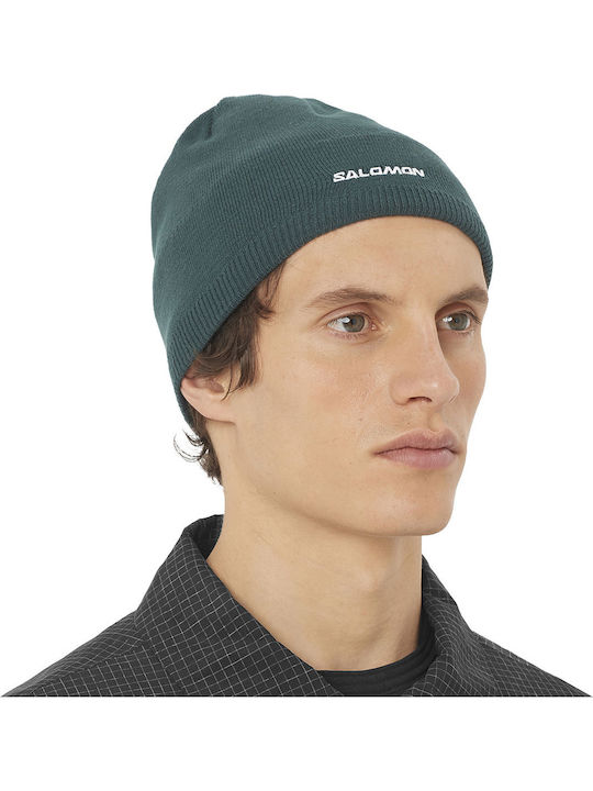 Beanie Unisex Fleece Beanie Knitted in Green color
