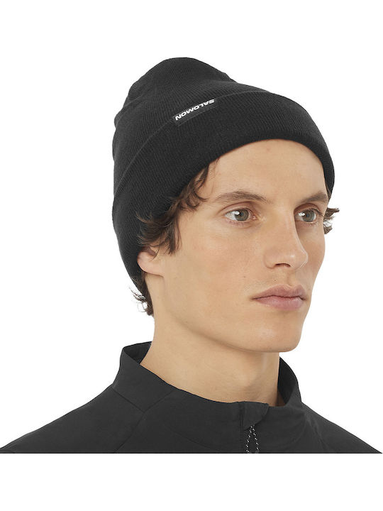 Beanie Unisex Wendbar Beanie Gestrickt in Lila Farbe