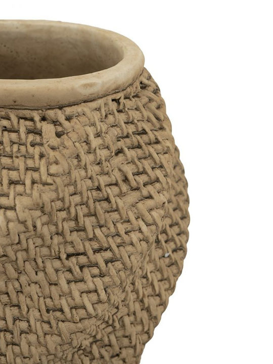 Artekko Cement Κασπώ Τσιμεντένιο Καφέ 21x21x22εκ.