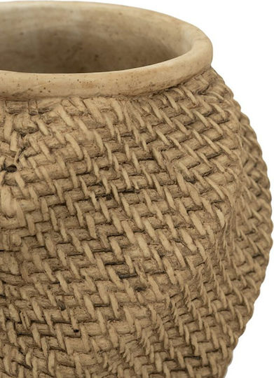 Artekko Cement Planter Concrete Brown 25.5x25.5x25.5cm.