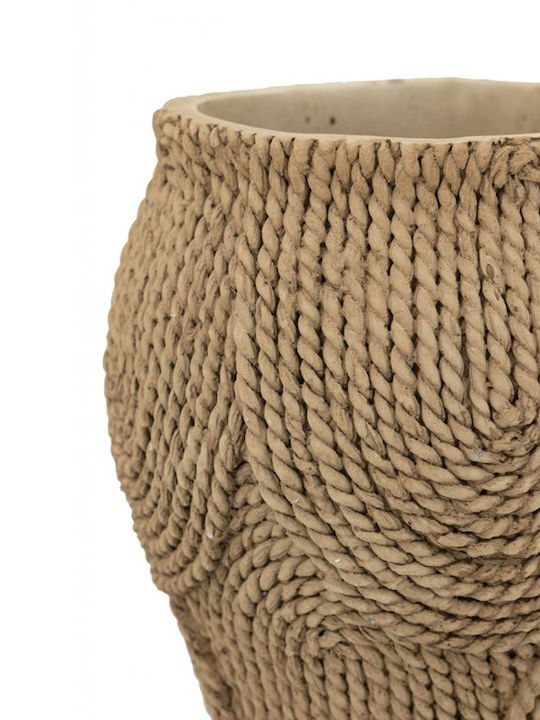 Artekko Cement Planter Concrete Brown 20.5x20.5x20cm.