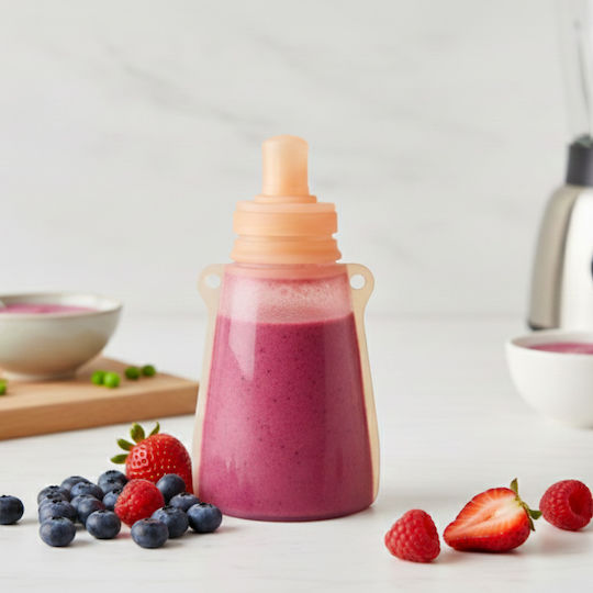 Kidizi Recipient pentru copii din plastic 0.12lt Portocaliu