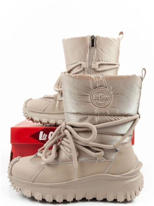 Lee Cooper Women's Hiking Boots Beige