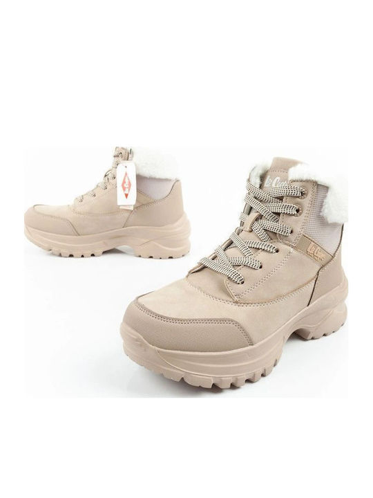 Lee Cooper Дамски Планински Боти Бежови