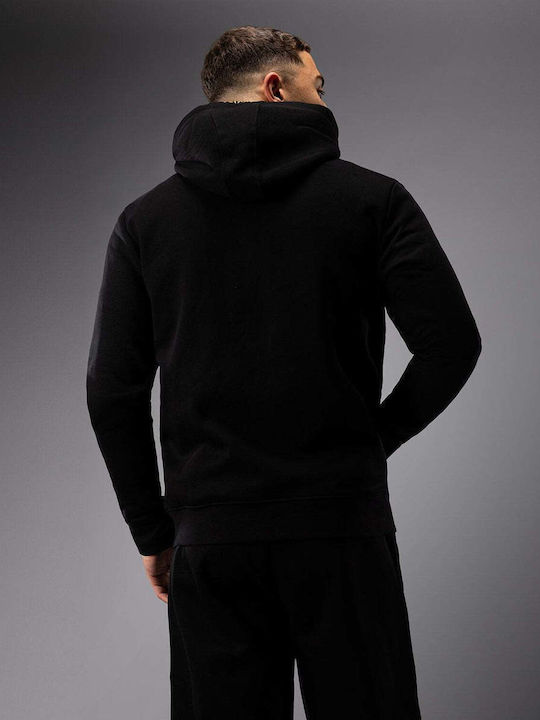 Sweatshirt with Hood Black/gold