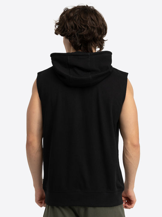 Bignor Φούτερ με Κουκούλα Black/off White