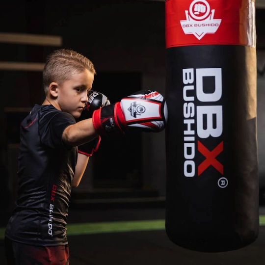 DBX Bushido Деца Боксови Ръкавици от Синтетична Кожа за Състезание Червени