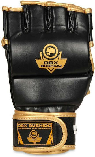 DBX Bushido Γάντια Πυγμαχίας από Συνθετικό Δέρμα για Σάκο Μαύρα
