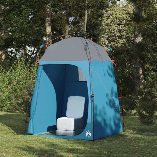 vidaXL Summer Camping Tent Toilet Blue 160x160x227cm