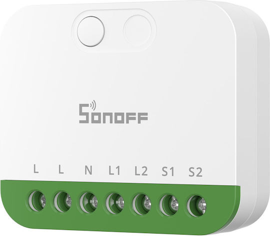 Sonoff Mini Duo Intelligenter Schalter 2 Kanäle Wi-Fi & Bluetooth 16A Mit Neutral