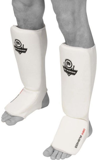 DBX Bushido Shin Guards Adults White