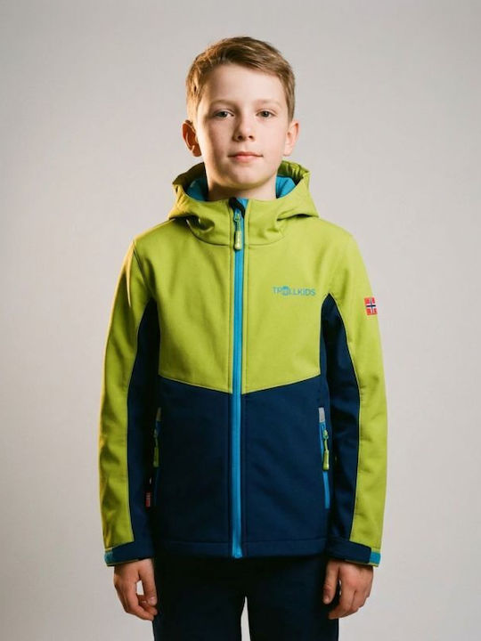 Waterproof Kids' Sports Jacket Windproof with Lining Multicolour
