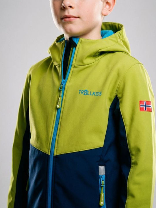 Waterproof Kids' Sports Jacket Windproof with Lining Multicolour