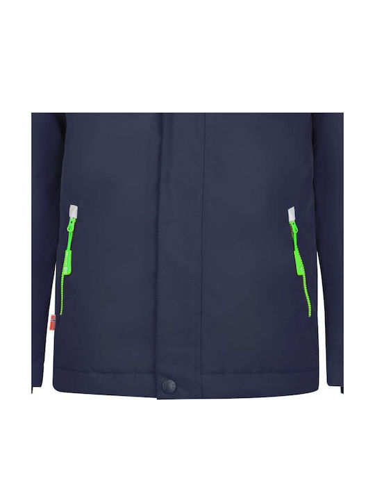 Kinder Freizeitjacke mit Kapuze Blau