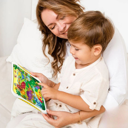 Kids Hits Dino Friends Electronic Kids Educational Laptop Tablet For Age 3 Plus