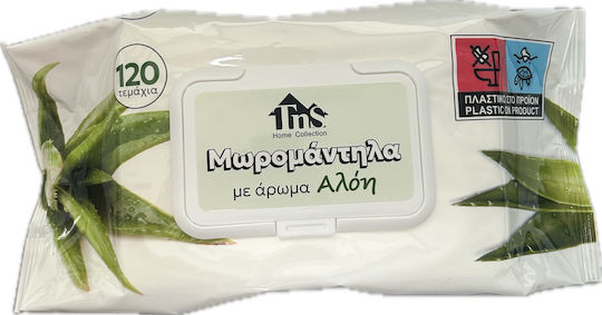Μωρομάντηλα χωρίς Οινόπνευμα & Parabens 120τμχ
