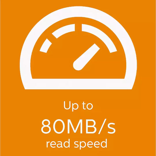 Philips SDXC 128GB U1 V10 Standard-Geschwindigkeit 80MB/s