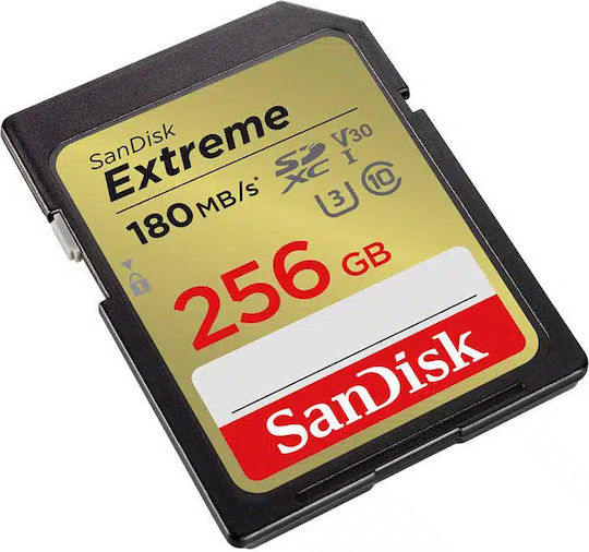 Sandisk Extreme SDXC 256GB U3 V30 UHS-I 180MB/s