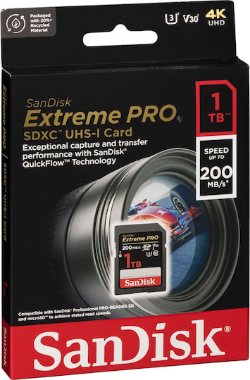 Sandisk Extreme Pro SDXC 1TB U3 V30 UHS-I 200MB/s
